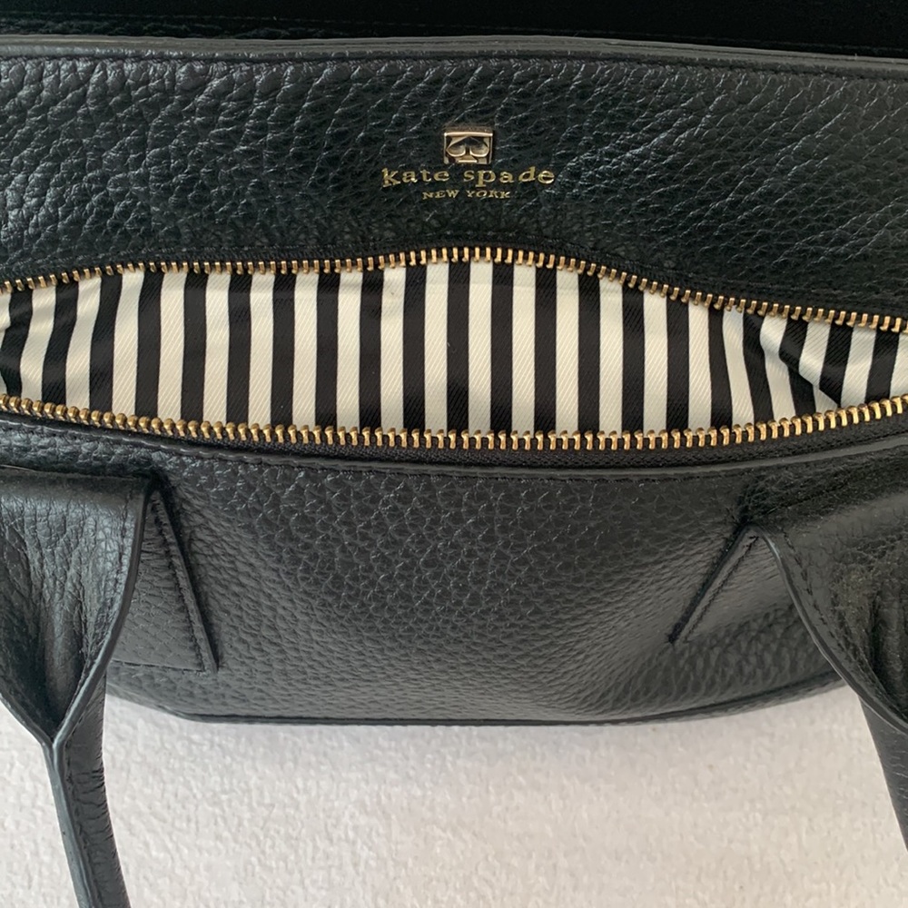 Kate Spade New York Black Leather Shoulder Bag - Picture 4 of 10